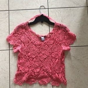 3 piece lace/see through shirt combo!